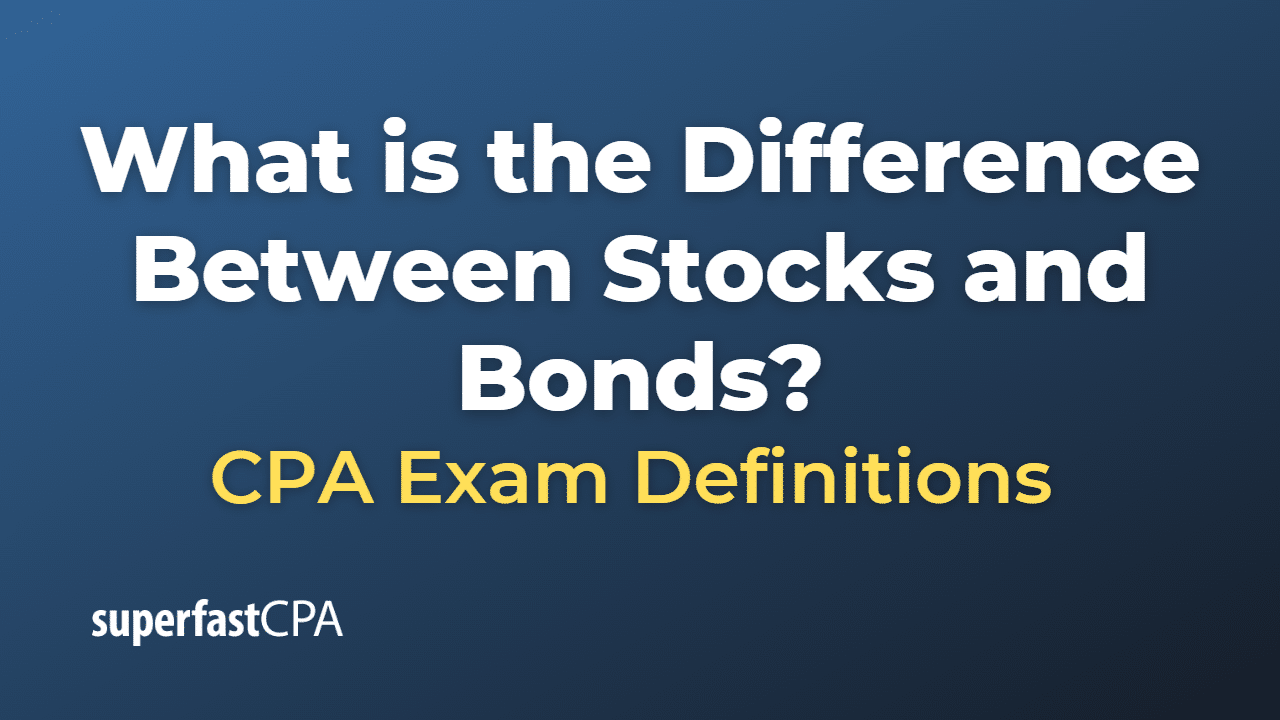 What Is The Difference Between Stocks And Bonds For Investments
